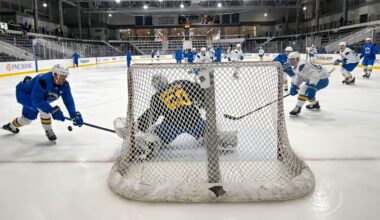 Blues to open training camp on Sept. 17