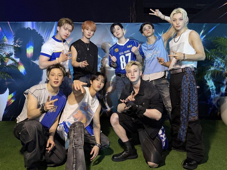 K-pop group Stray Kids / Captured from Stray Kids' X