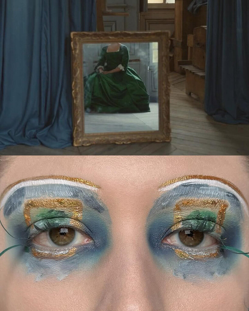 film stills leave the screen and become elaborate makeup compositions - 18