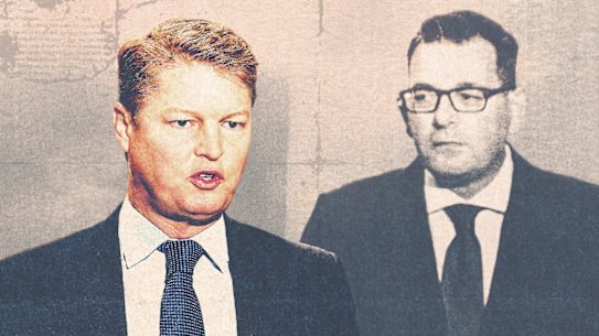 Premier Ben Carroll and former premier Daniel Andrews.