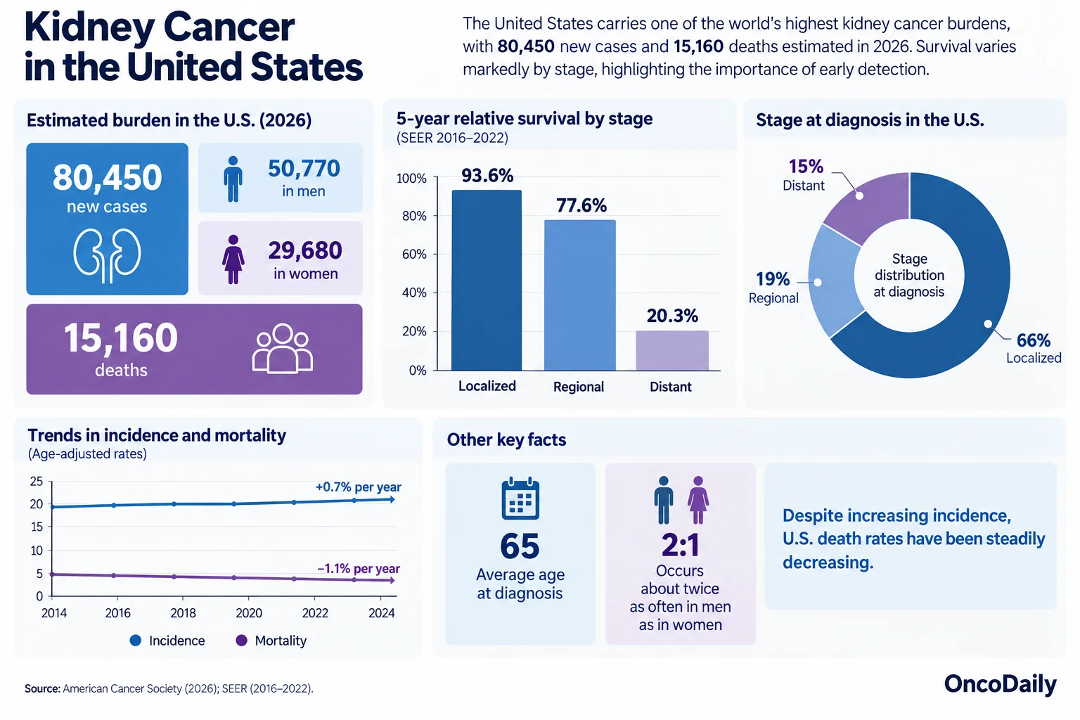 Kidney Cancer in Numbers: Global Burden, Regional Differences and the Road to 2050
