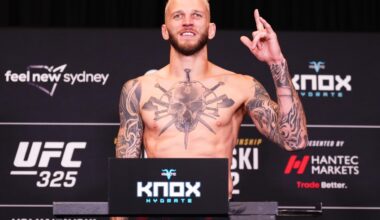 Live: UFC Paris early weigh ins results | Hooker vs. Parnasse