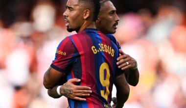 Gabriel Jesus on whether he or Raphinha should start as Barcelona’s striker