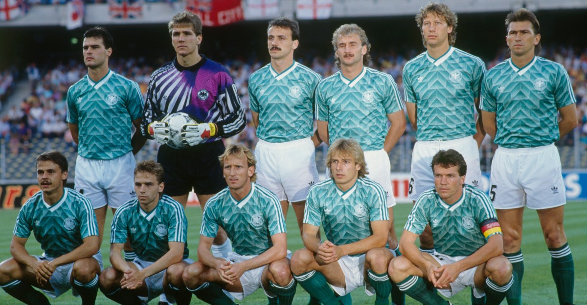 Germany will wear the retro 1990 away kit in Jürgen Klopp’s debut