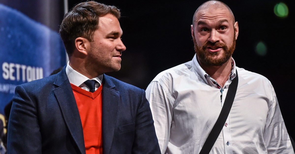 Tyson Fury vs. Anthony Joshua reportedly in jeopardy, Fury responds to ‘s***house cowards’ Anthony Joshua and Eddie Hearn
