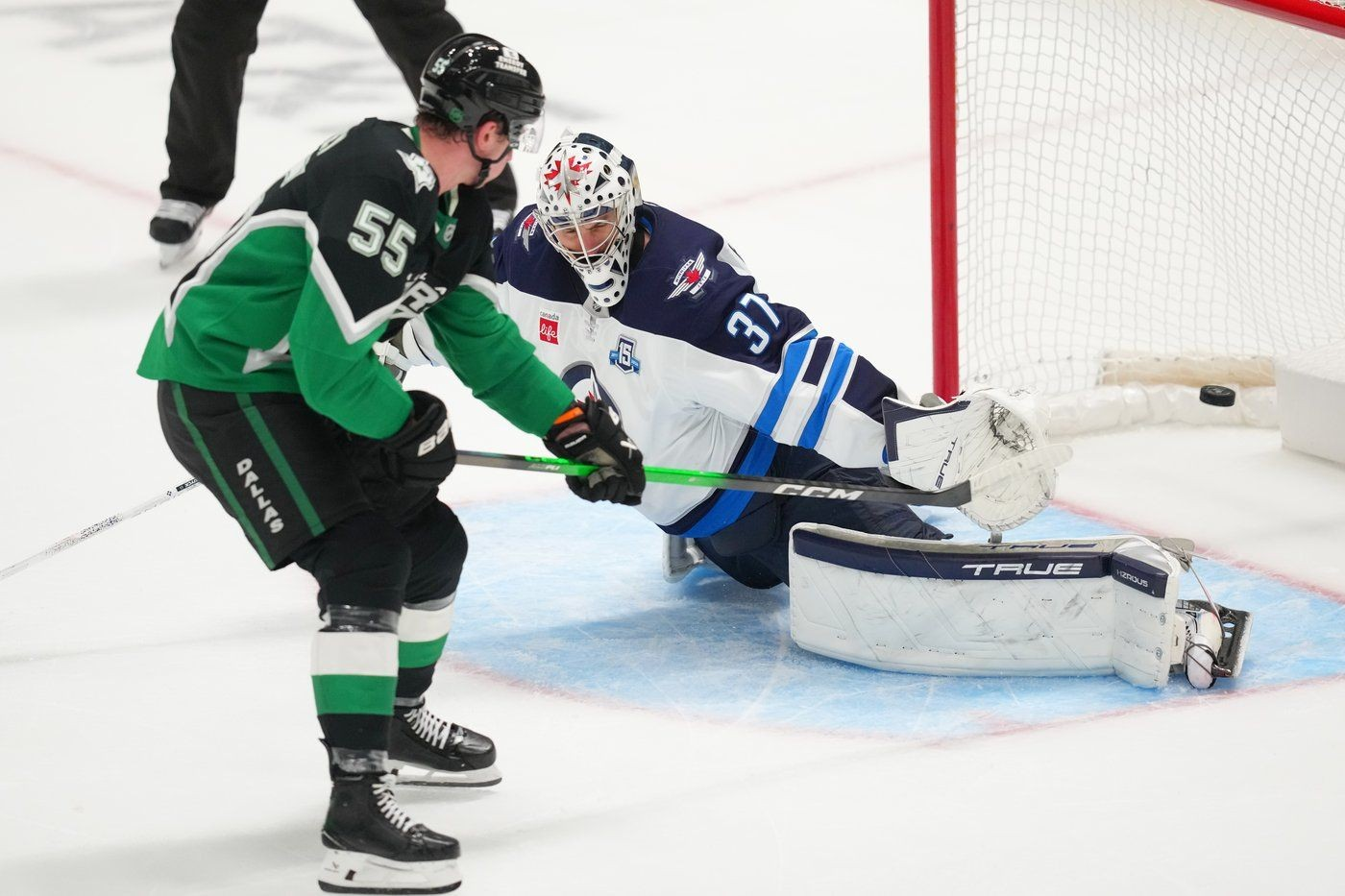 'Can't ignore it': Jets' Morrissey addresses Hellebuyck trade request
