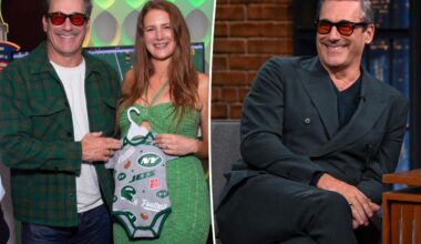 'Old dad' Jon Hamm breaks silence on wife Anna Osceola's pregnancy news
