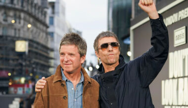 Liam and Noel Gallagher unite for UK premiere of Oasis tour documentary