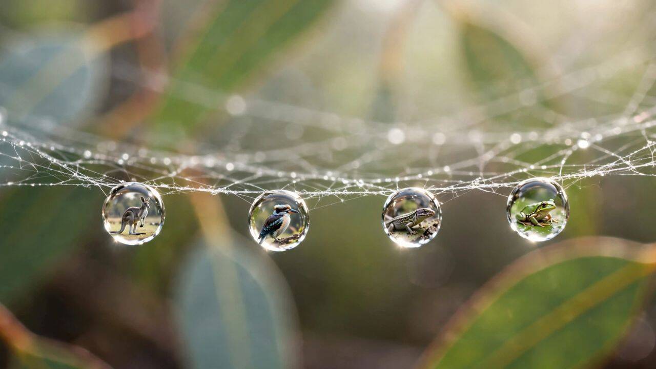 PC: AI Generated How many vertebrate species were detected in the webs