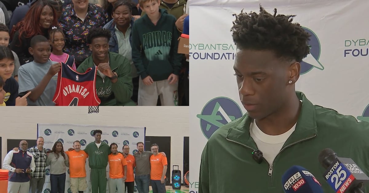 #1 NBA overall pick, Brockton native gives back to the community – Boston 25 News