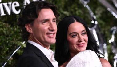 Date night! Katy Perry and Justin Trudeau can't take their eyes off each other at L.A. red carpet appearance