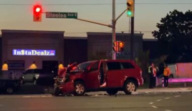 Two hospitalized after serious collision in Brampton – CP24