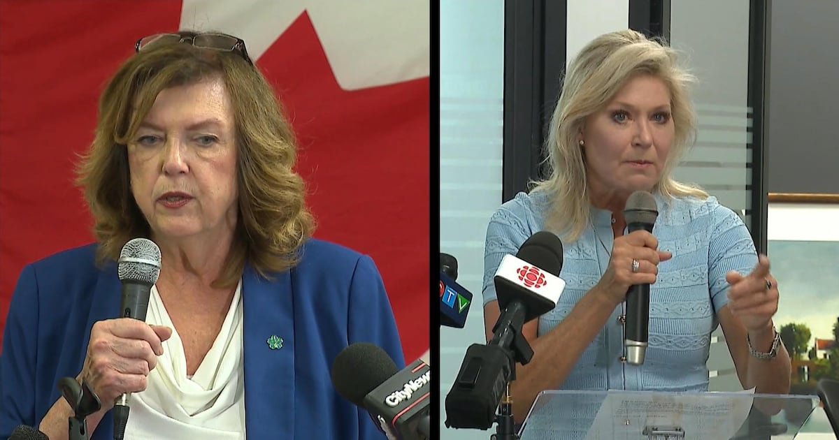 Mississauga mayoral race heats up between candidates Carolyn Parrish and Bonnie Crombie – CP24