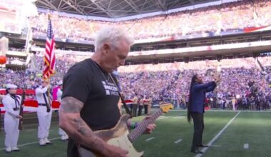 Mike McCready Rips Hendrix-Style National Anthem Ahead of Seattle NFL Game