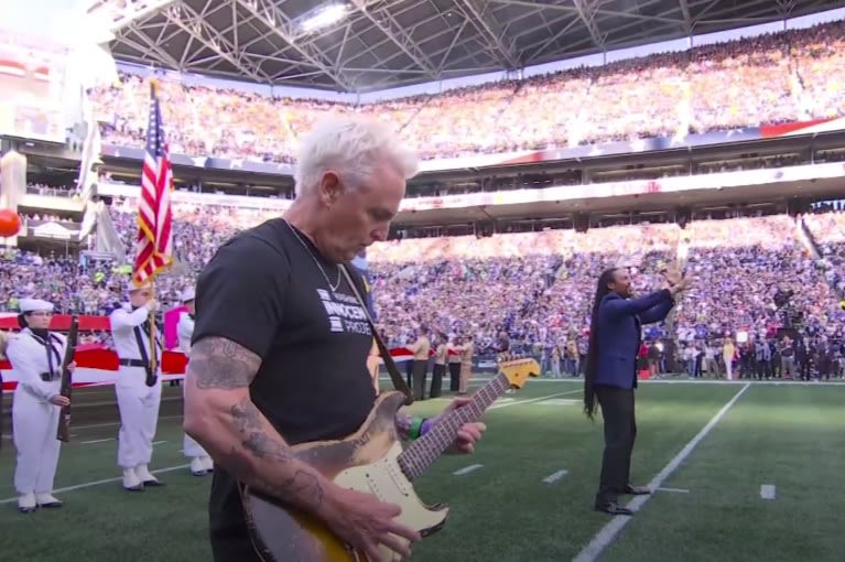 Mike McCready Rips Hendrix-Style National Anthem Ahead of Seattle NFL Game