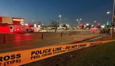 Pedestrian dead after being struck by pickup truck in hit and run in Mississauga, police say