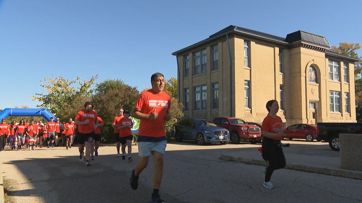 Treaty One Nations hold inaugural Orange Shirt Day run event to honour residential school survivors