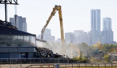 Demolition of Edmonton's iconic horse-racing track almost complete