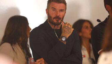 David Beckham Just Wore His Coolest All-Black Tudor Watch to the F1