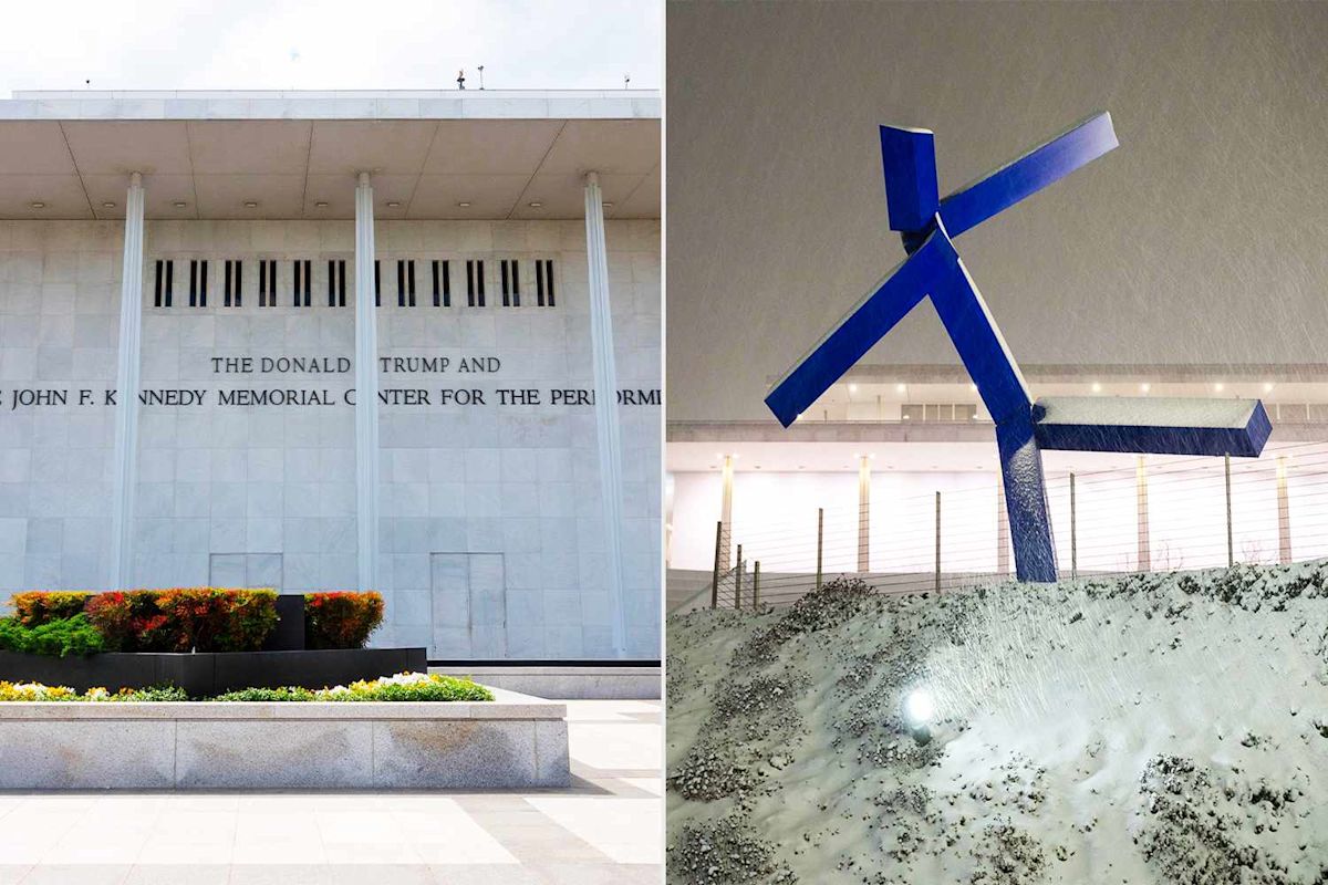 Kennedy Center Takes Down Major Outdoor Sculpture After Report Trump Wants Existing Art Purged