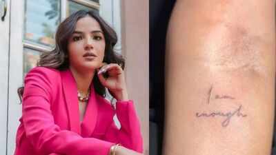 Jasmine Bhasin opens up about her first tattoo ‘I am enough’: ‘I don’t have to earn love by changing who I am’