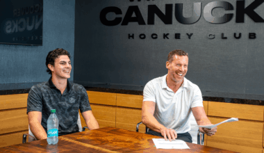 Zeev Buium and General Manager Ryan Johnson Discuss Buium's 8-Year Contract Extension with Canucks