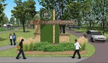 MacLeod Park upgrade update, tennis nets off on Oct 1