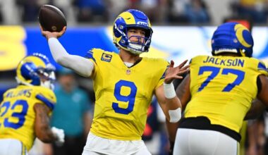 Rams vs. Broncos picks, NFL player props, predictions at Kalshi include Matthew Stafford, Jaylen Waddle