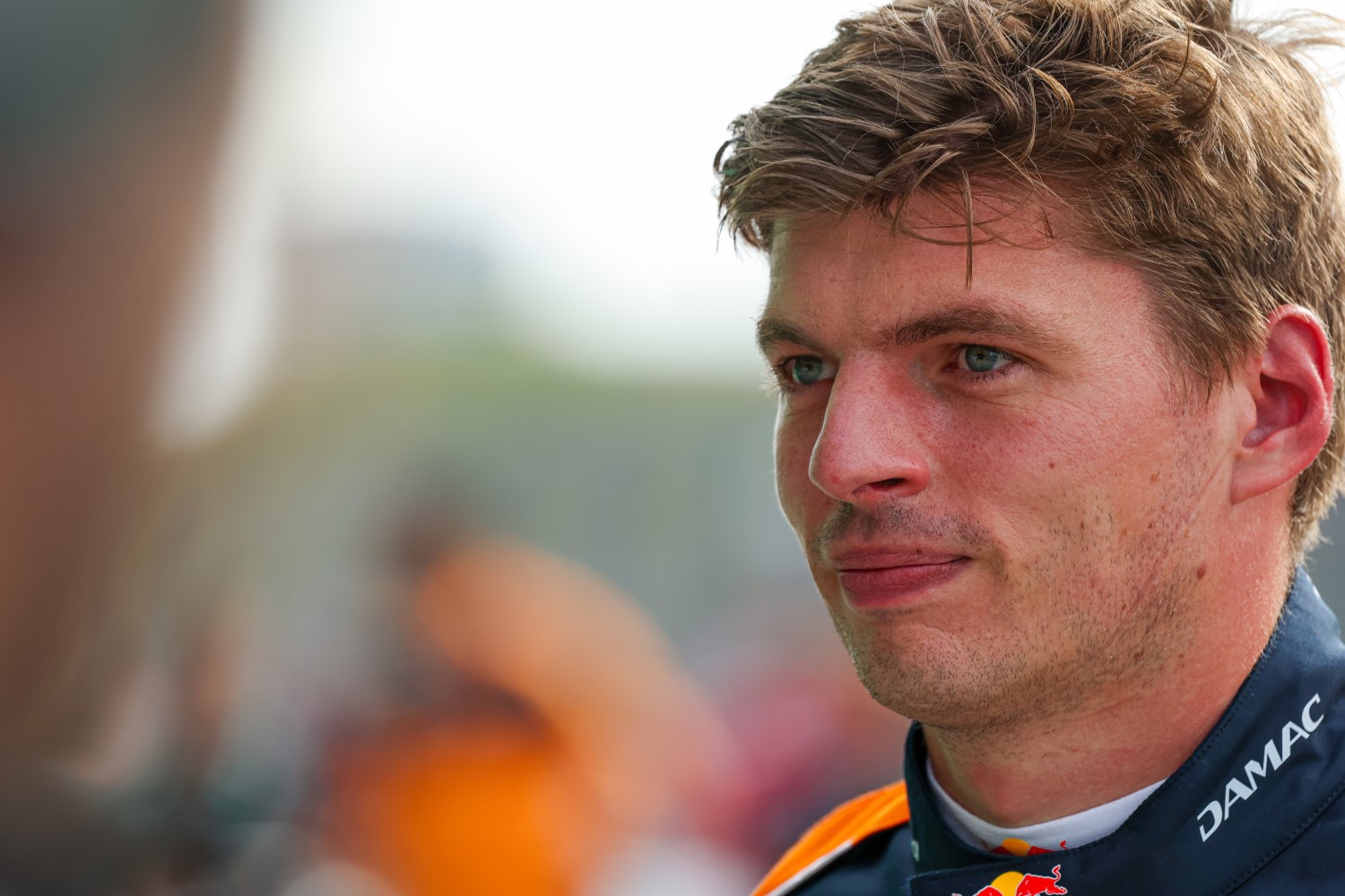 Max Verstappen of the Netherlands and Oracle Red Bull Racing looks on during Sprint Qualifying ahead of the F1 Grand Prix of Netherlands at Circuit Zandvoort on August 21, 2026 in Zandvoort, Netherlands. (Photo by Jordan McKean/Getty Images) // Getty Images / Red Bull Content Pool //