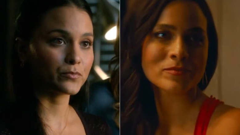 A side-by-side photo of Maya Stojan in Castle and Bight.