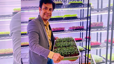 Meet Mohit Nijhawan: The microgreen guru who left his ₹90 lakh job and a sprawling 2-decade career to start an indoor farming business; today, it has a yearly turnover of ₹1.44 crore