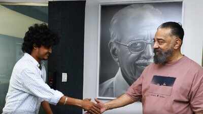 'You were my cinema school': Kamal Haasan praises 'Modha Rathiri' director Raja Karuppasamy, leaving him emotional