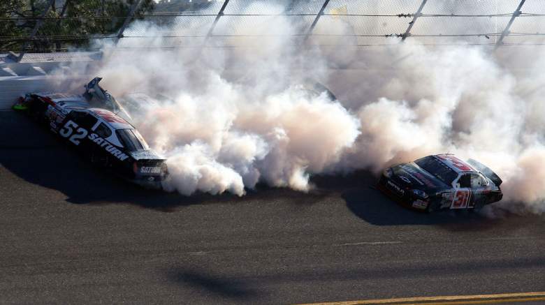 A crash in an ARCA race.