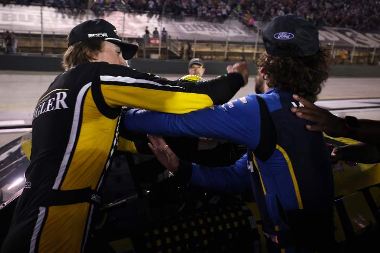 NASCAR team owner Jeff Dickerson reacts to the heated Hocevar-Blaney fight after Bristol, calling the crash part of hard racing.