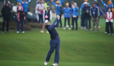 Korda sits out four-balls and will only play four matches at Solheim Cup