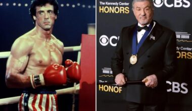 Sylvester Stallone he struggled with bulimia and used steroids while filming 'Rocky III'