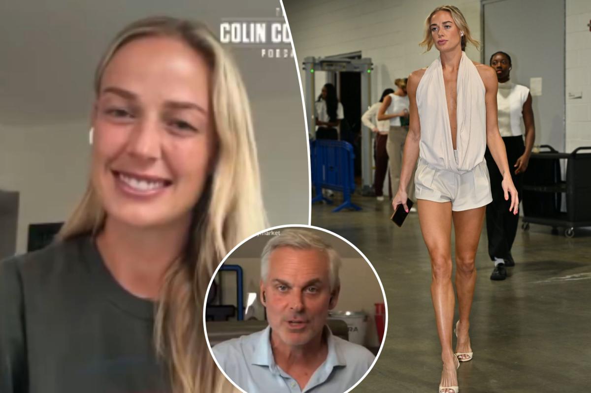 Colin Cowherd tells Sophie Cuningham she's WNBA's 'sex symbol' in wild interview moment