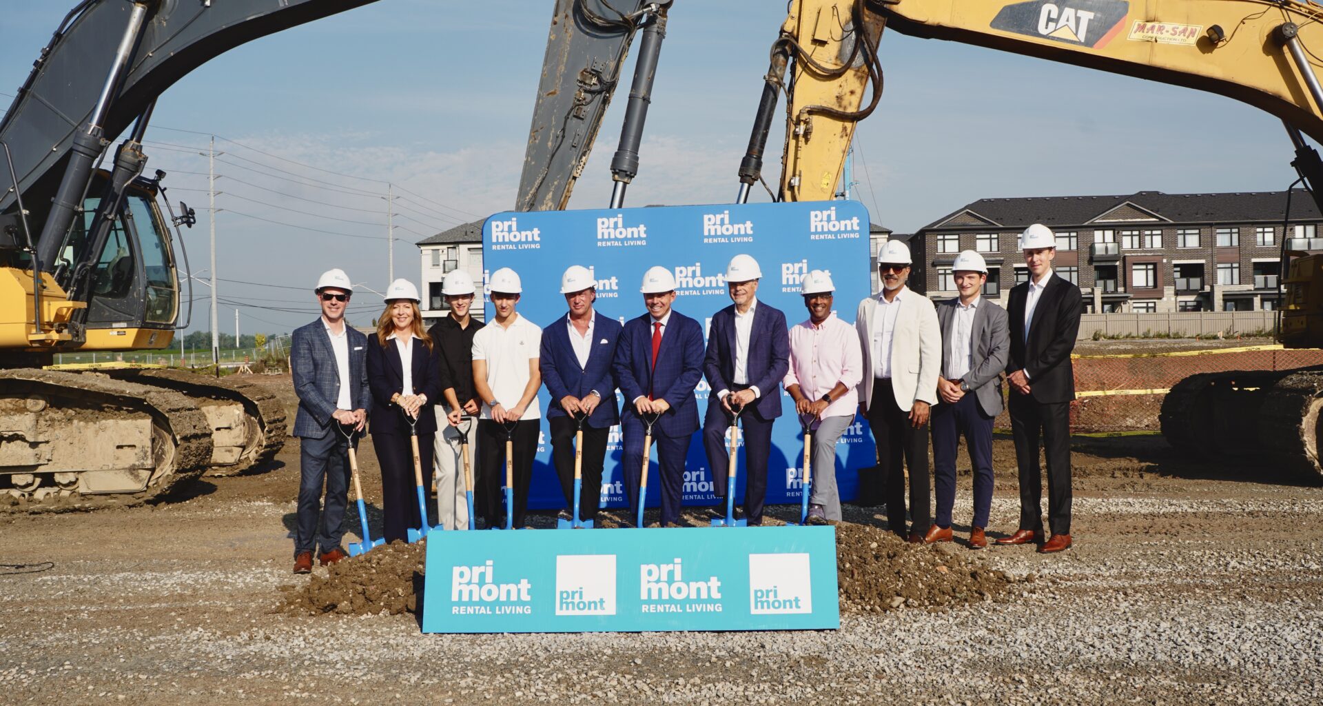 primont rental living official ground breaking in brampton