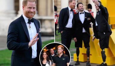 Prince Harry speaks on UK return in first official outing — without Meghan Markle
