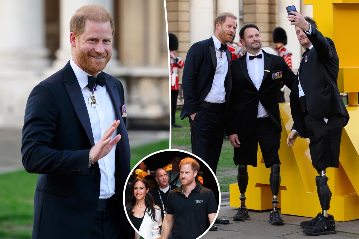Prince Harry speaks on UK return in first official outing — without Meghan Markle