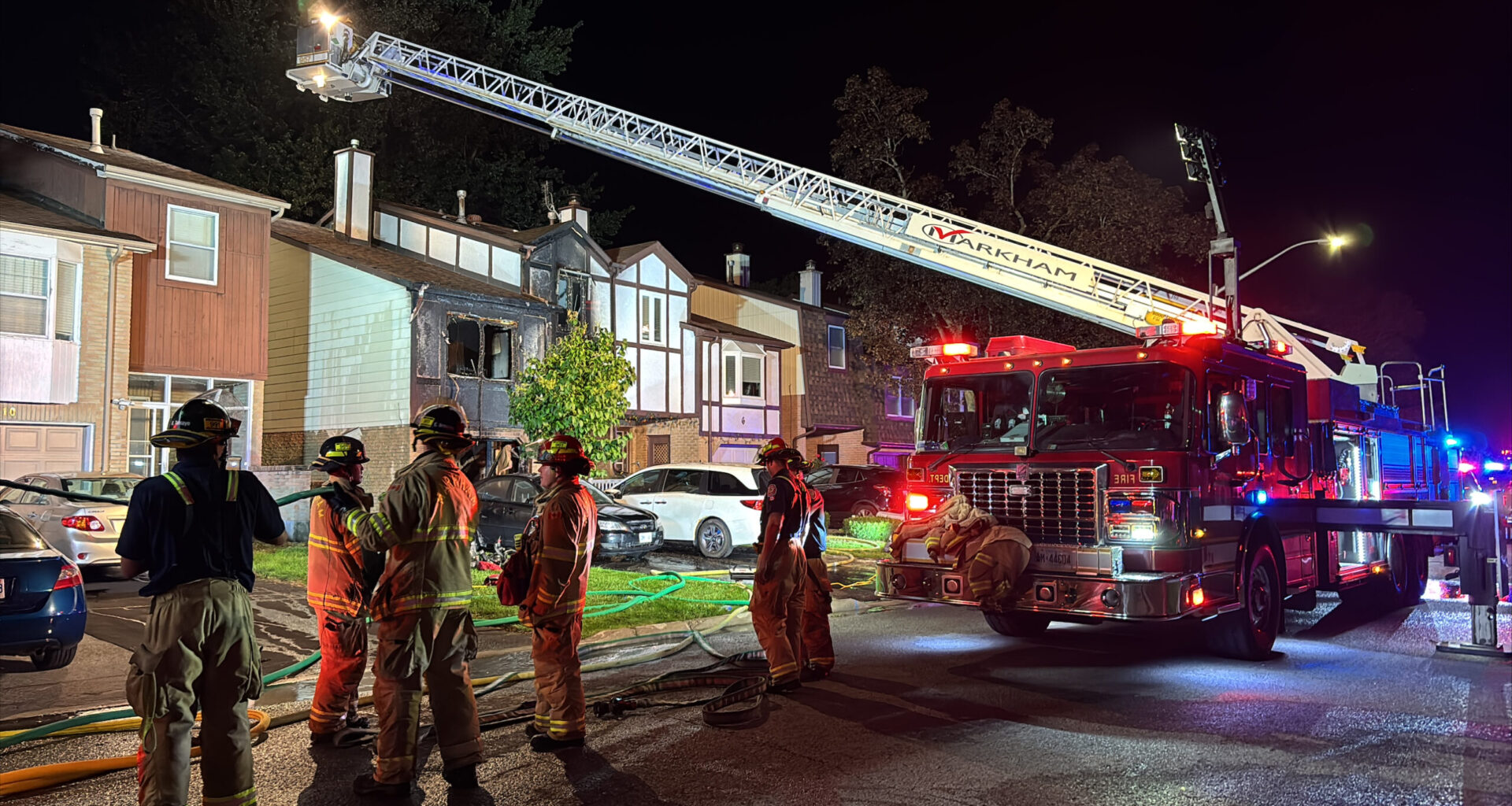 Home and vehicle catch fire in Markham