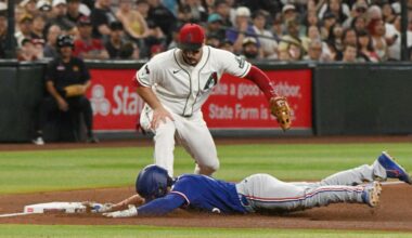Rangers hold off Diamondbacks, Canada's Quantrill gets win