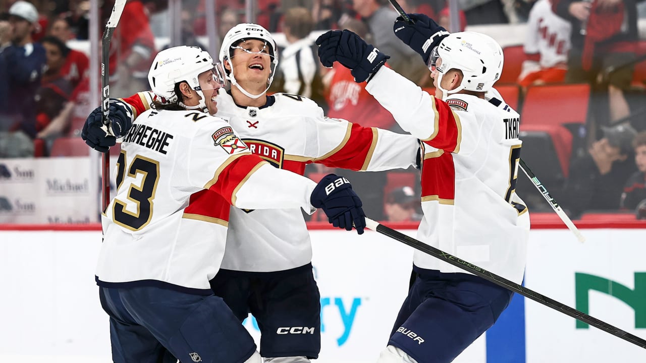 Forsling scores OT winner with 4.3 seconds left, Panthers spoil Hurricanes’ banner raising