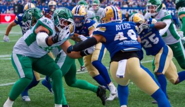 ‘This one pisses you off’: Roughriders offence left wanting after anemic showing in Winnipeg | 620 CKRM - The Voice of Saskatchewan