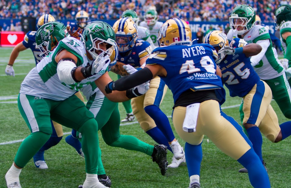 ‘This one pisses you off’: Roughriders offence left wanting after anemic showing in Winnipeg | 620 CKRM - The Voice of Saskatchewan