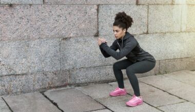 runner doing a squat