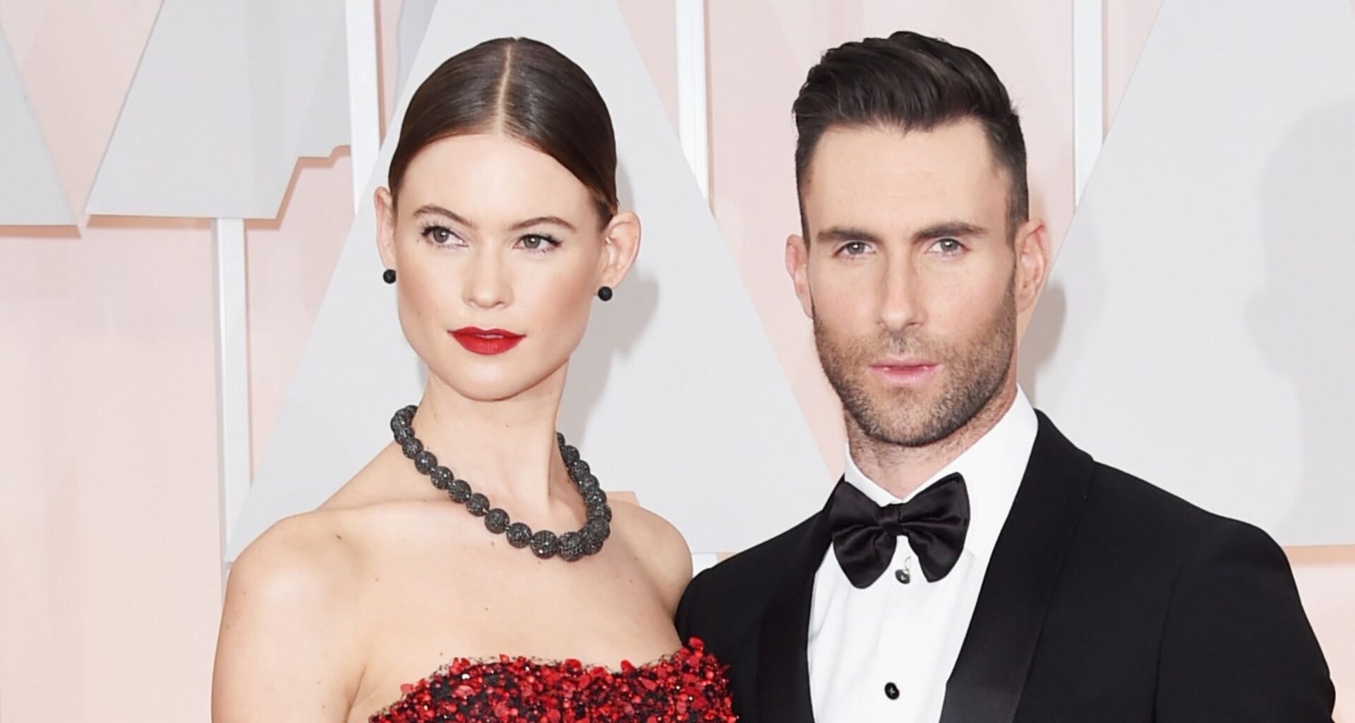 Behati and Adam Levine's Living Room Teaches Warm Minimalism