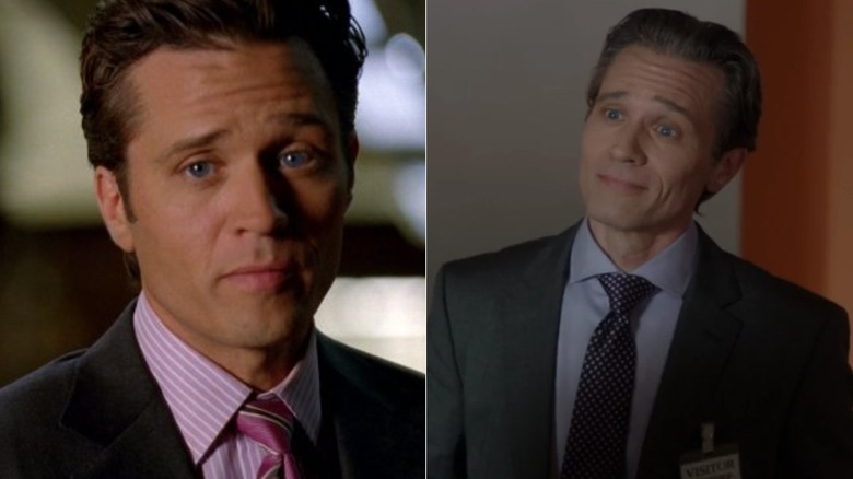 A side-by-side photo of Seamus Dever in Castle and NCIS.