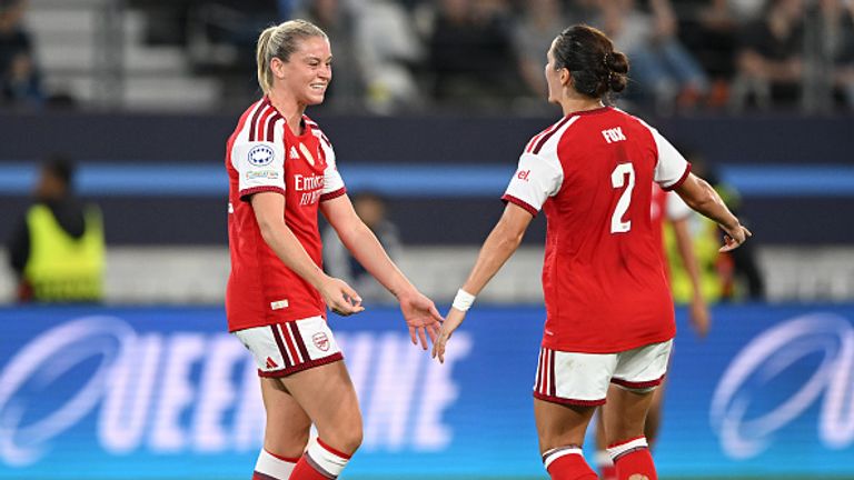 Alessia Russo opened the scoring with her first goal of the season.