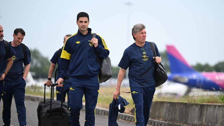 Arteta has made his Arsenal team late for pre-season matches so they can prepare for games